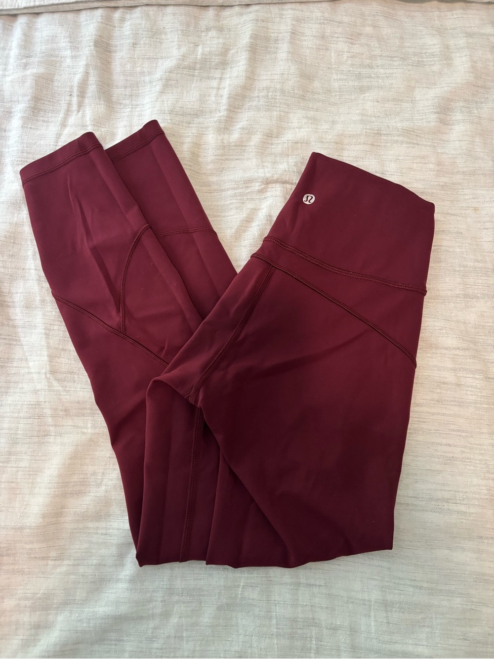 lululemon athletica women’s leggings in burgundy